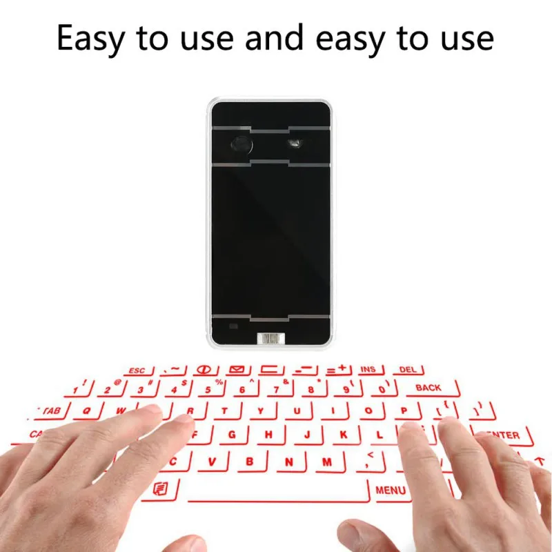 Wireless Keyboard Tech Bluetooth Laser Keyboard Mouse Virtual Wireless Portable Projection Keypad For Laptop Smartphone Tablets