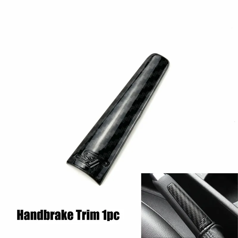 Handbrake trim Автомобильный-Стайлинг Шестерня панель держатель чашки дверная ручка рулевое колесо вентиляционное отверстие декоративный чехол для Ford Focus 3 mk3 - Название цвета: Handbrake trim