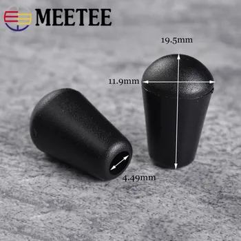 

100pcs Plastic Cord End Stopper Zipper Pull Cord Lock Stoppers For Paracord Backpack Shoelace Cord DIY Sewing Accessories KY2069