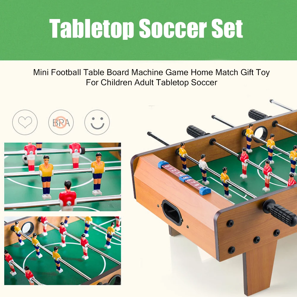 

Football Table Board Machine Mini Game Tabletop Soccer Home Match Gift Toy For Children Adult Tabletop Soccer