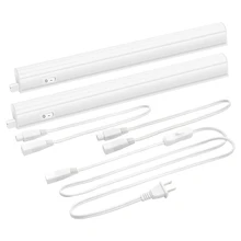 Подключаемый T5 5W светодиодный светильник для кухни под шкаф под светильник в шкаф нейтральный белый 4000K Длина 313 мм с американской вилкой