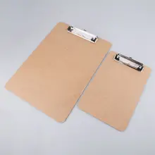 Портативный A4/A5 деревянный зажим для письма, доска, файл, жесткая доска с металлическими вертикальными зажимами для офиса, школы, канцелярские принадлежности