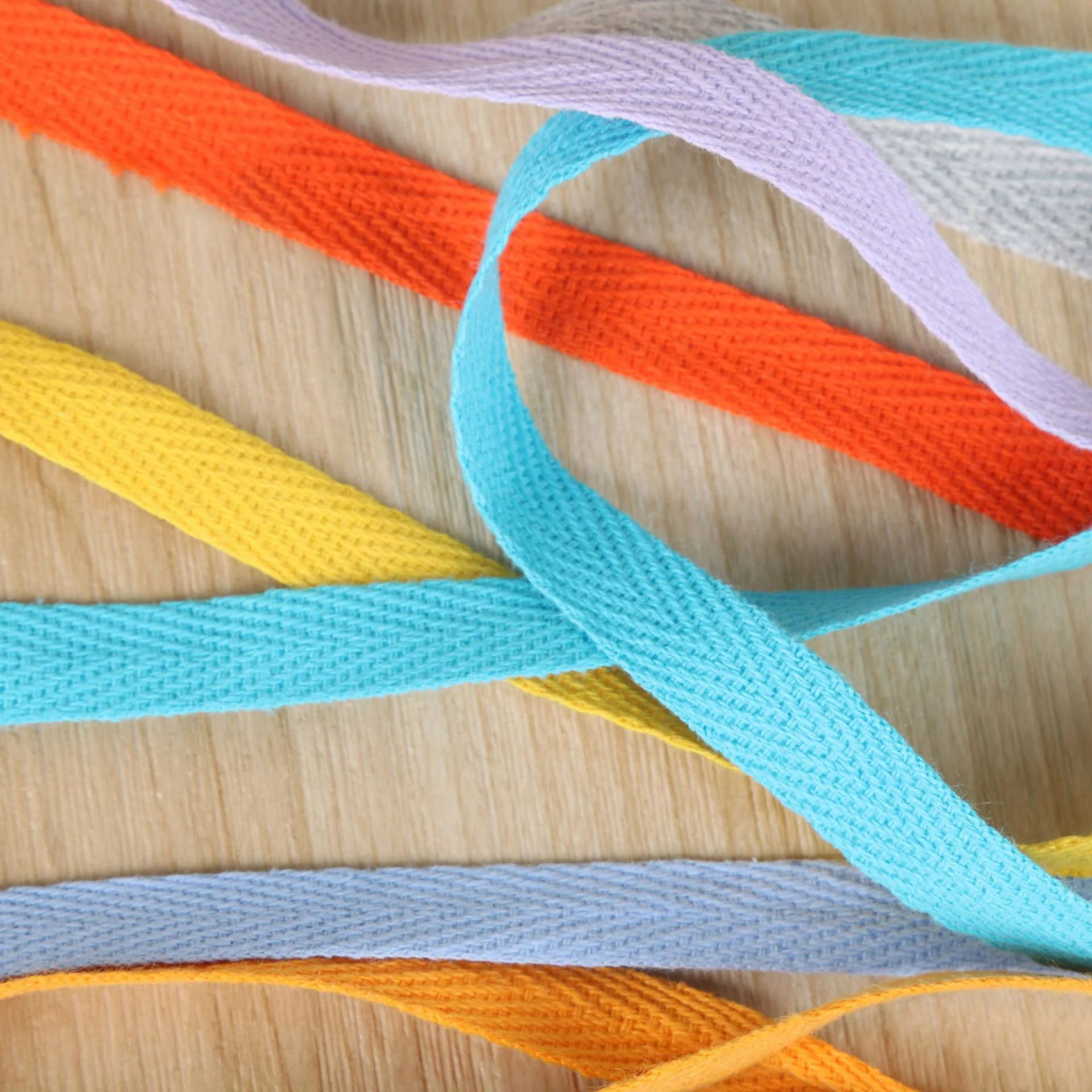 Cotton ribbon 1cm 2cm Multi Color Herringbone Tape Ribbons 100% Cotton Woven Ribbon 3meter