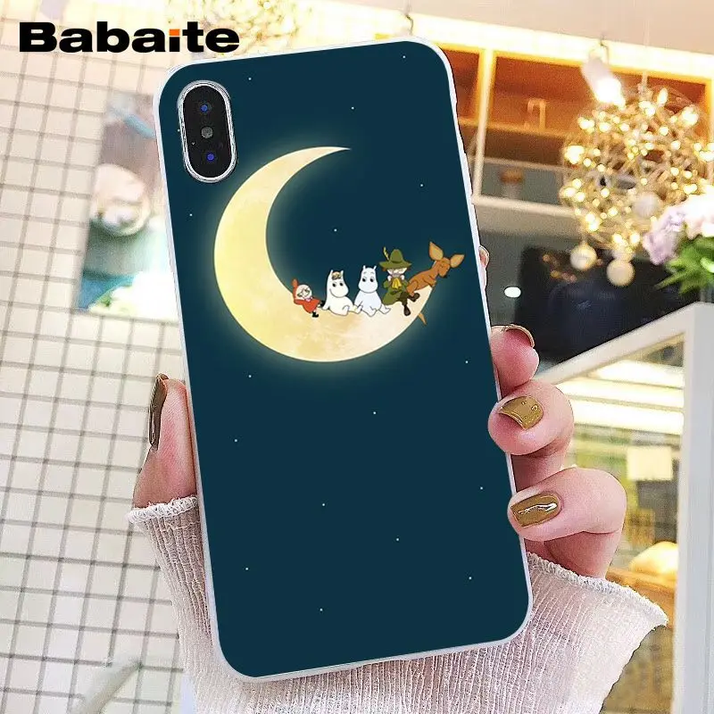 A5 Babaite мультфильм милый Муми-Тролль Бегемот чехол для телефона для iphone 11 Pro 11Pro Max 8 7 6 6S Plus X XS MAX 5 5S SE XR - Цвет: A5