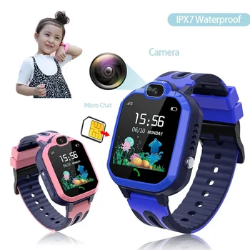 

Y52 Waterproof Smart Watch for Kids GPS LBS Location Tracking SmartWatch SIM Card Two-way Call SOS Camera Anti Lost Kids Watches