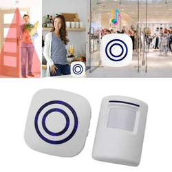 Wireless Infrared Motion Sensor Door Security Bell Alarm Chime EU/US Plug 3 AAA batteries Not Included Drop Shipping