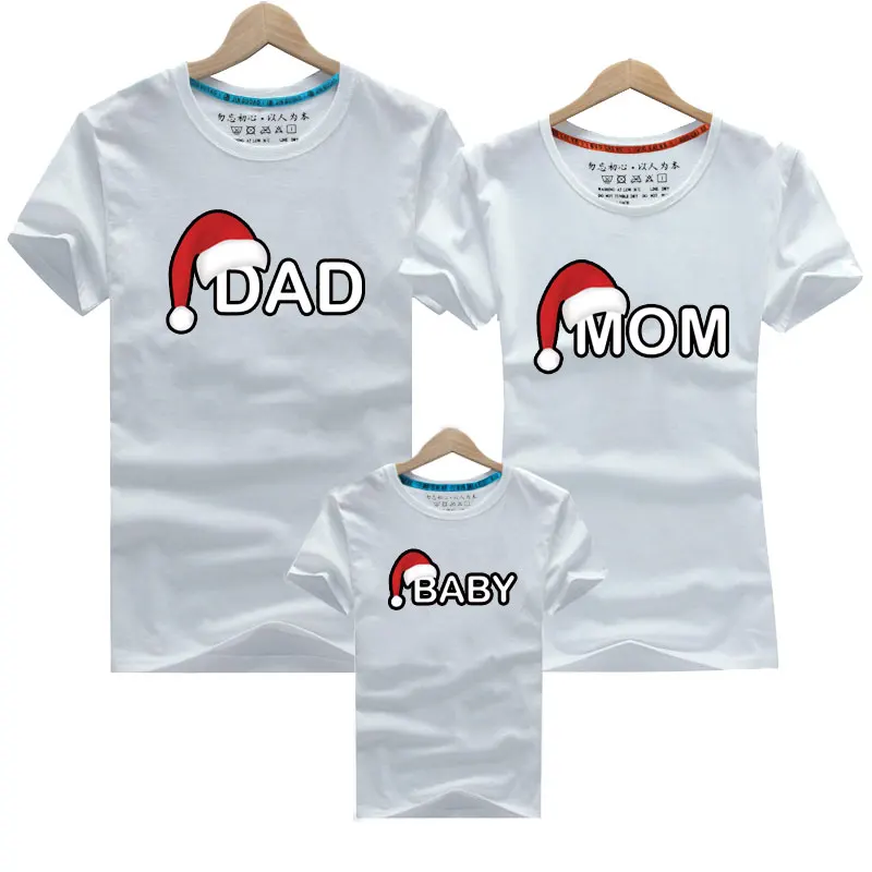 Рождественская одежда для мамы и дочки Одинаковая одежда для папы и сына семейная одежда с рисунком Милу и оленя футболка для мамы и папы