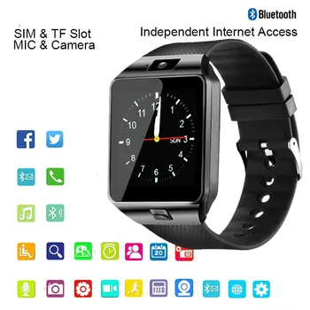 Smart Watch men android phone bluetooth Watch Waterproof Camera Sim Card Smartwatch Call Bracelet Watch Women DZ09 Free shipping smart watch dz09 white