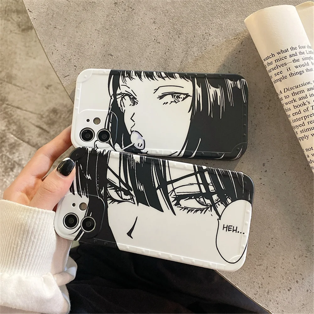 Junji Ito Tees Horror Comics Phone Case For Iphone 13 12 Mini 11 Pro