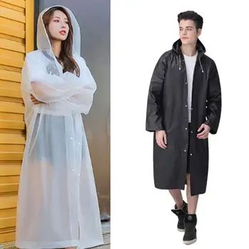 

1 pcs Disposable Anti Antibacterial EVA Plastic Hoodies Gown Dust-proof Cover Isolation Cloth Protective w/Face Outwear Q9B9