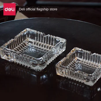 

Effective Ashtray Living Room Office Crystal Glass Personality Transparent Generous Office Home Hotel Small Queen