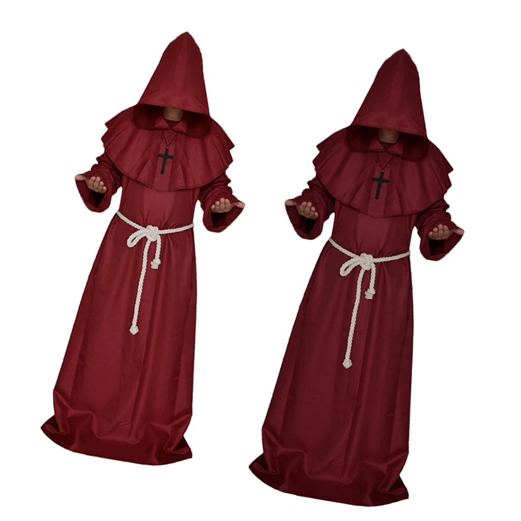 Monk Costume Medieval Priest Fancy 