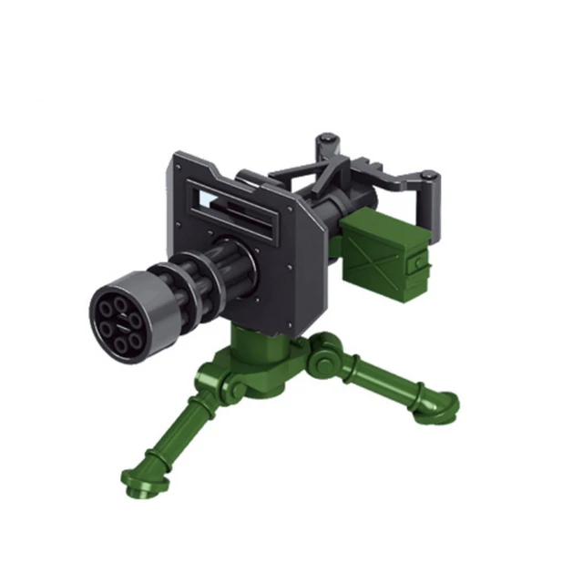 Friends Building Blocks Military Series Machine Guns Cannon Weapon DIY Building Blocks Children's Toys Blocks Accessories 1PCS