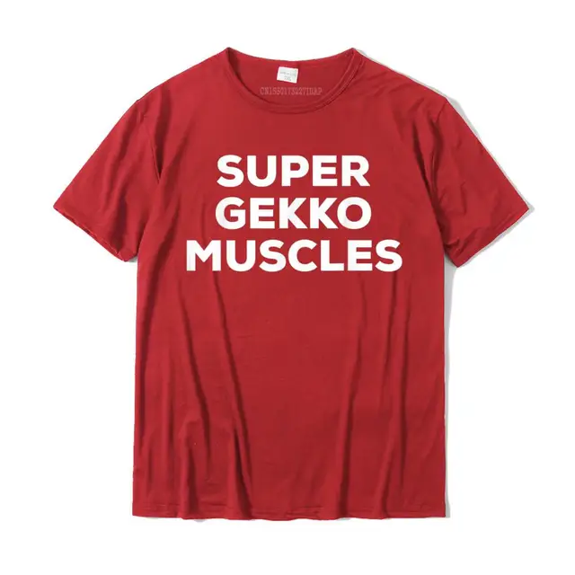 Super Gekko Muscles Funny Cute T Shirt 