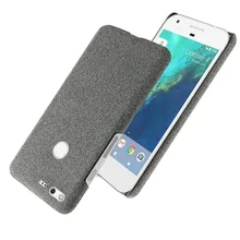 Funda ajustada con textura de tela para Google Pixel XL, Capa antideslizante ultrafina para Google Pixel 5,0