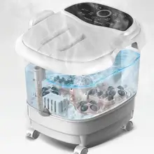 Ванна для ног, автоматический массаж, электрическая глубокая ванна для ног, бочка с подогревом, постоянная температура, артефакт для ног, домашний педикюр