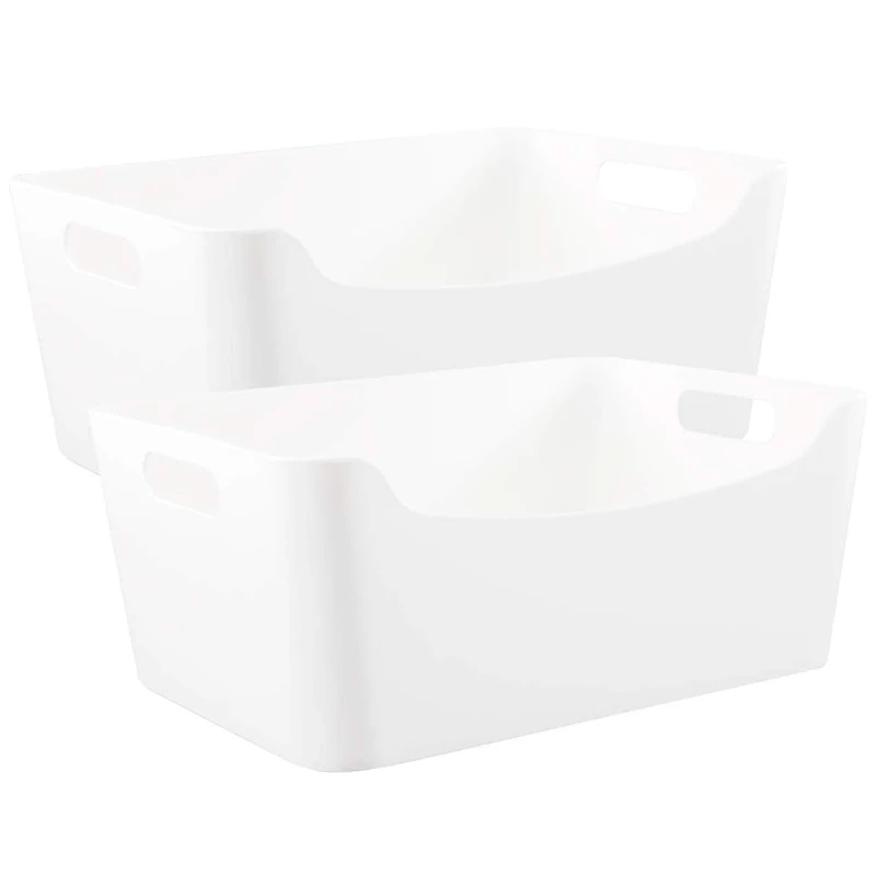 Storage Bins Plastic Organizers and Storage, Versatile Kitchen Pantry