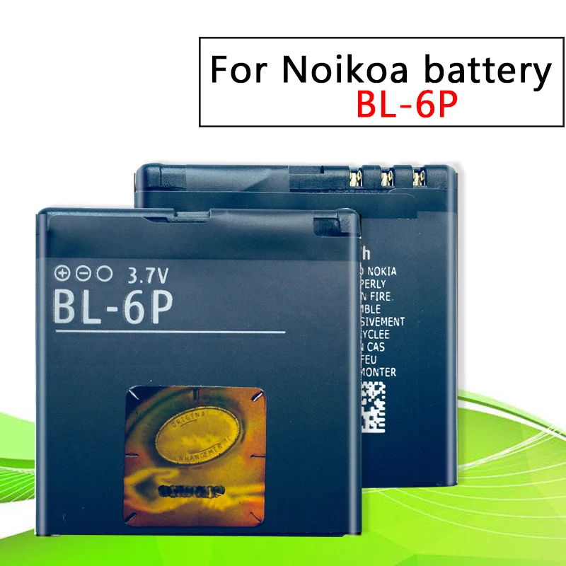 830mAh 3,7 V BL-6P сменная батарея для телефона Nokia 6500C 6500 Classic 7900 Prism 7900 P BL 6P BL6P Bl6p литий-полимерная батарея