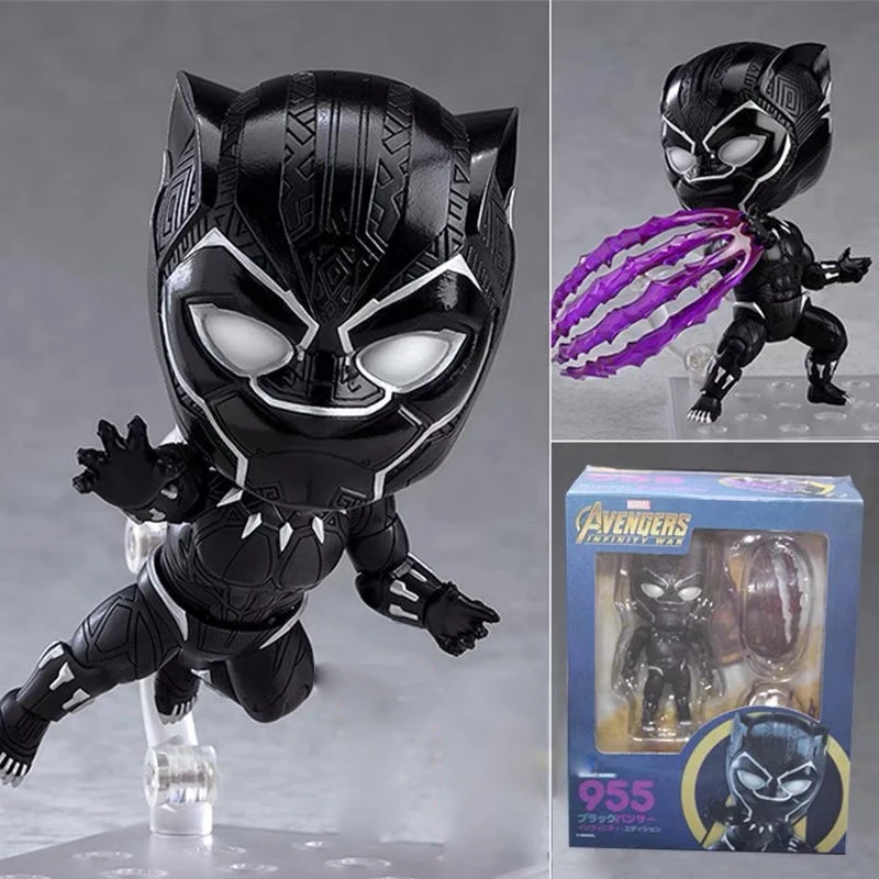 Marvel экшн-персонаж Мстители 10 см игрушка пантера подвижная Модель Набор ПВХ Коллекция Модель