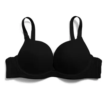 

Vgplay Push Up Women Bra Thin Padded Underwire Lingerie Solid Plunge Convertible Straps Underwear Wedding Half Cup Bralette