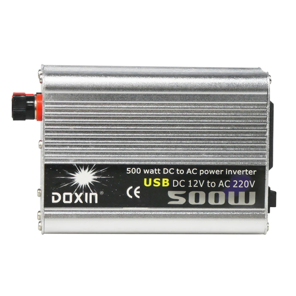 Doxin 500W DC 12 V/24 V to AC 110 V/220 V модифицированный синусоидальный автомобильный преобразователь