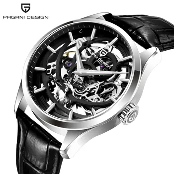 

2020 PAGANI DESIGN Brand Luxury Hollow Automatic Mechanical Watch Men Classic Skeleton Waterproof Leather Watches Reloj Hombre