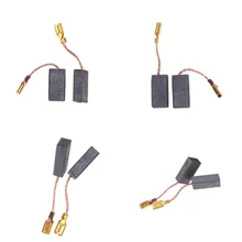 Замена угольных щеток запасные части для электродвигателей роторный инструмент 15*8*5 мм 10 шт. Мини дрель электрическая шлифовальная машина