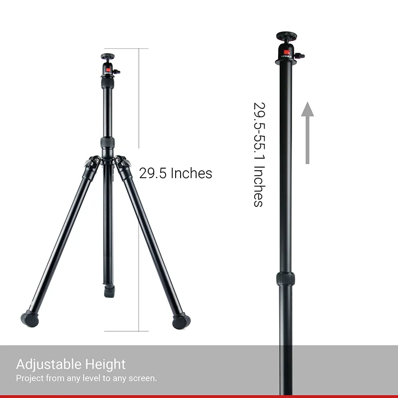 Nebula Mars Portable Projector Stand, Lightweight Projector Holder with Adjustable Height and 360° Swivel Ball Head ► Photo 3/6