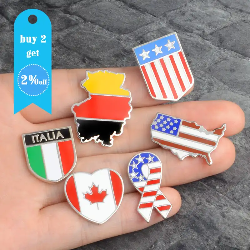 pins pin's flag national badge metal lapel backpack hat button vest india 