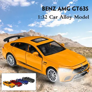 

1:32 Vehicle Car Toy Car Model Pull Back Toy for Children Pull Back Models Sound Light Boy Kids Gifts for Ford Mustang GT63S