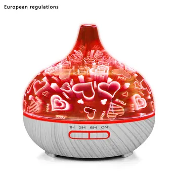 

Creative Remote Control Aromatherapy Machine 3D Glass Humidifier Home Air Purifier Large Capacity Atomizer remote control