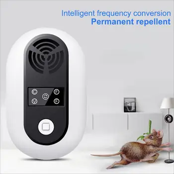 

Frequency Conversion Ultrasound Insect Repeller Multi-function 8-Wave Ultrasound No Radiation Cockroach Mouse Rat Repellent