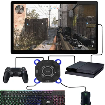 

Gamepad Controller Converter For PS4 Keyboard Mouse Adapter Xbox One Nintend Switch Emulator Support FPS Game Handle Accessories
