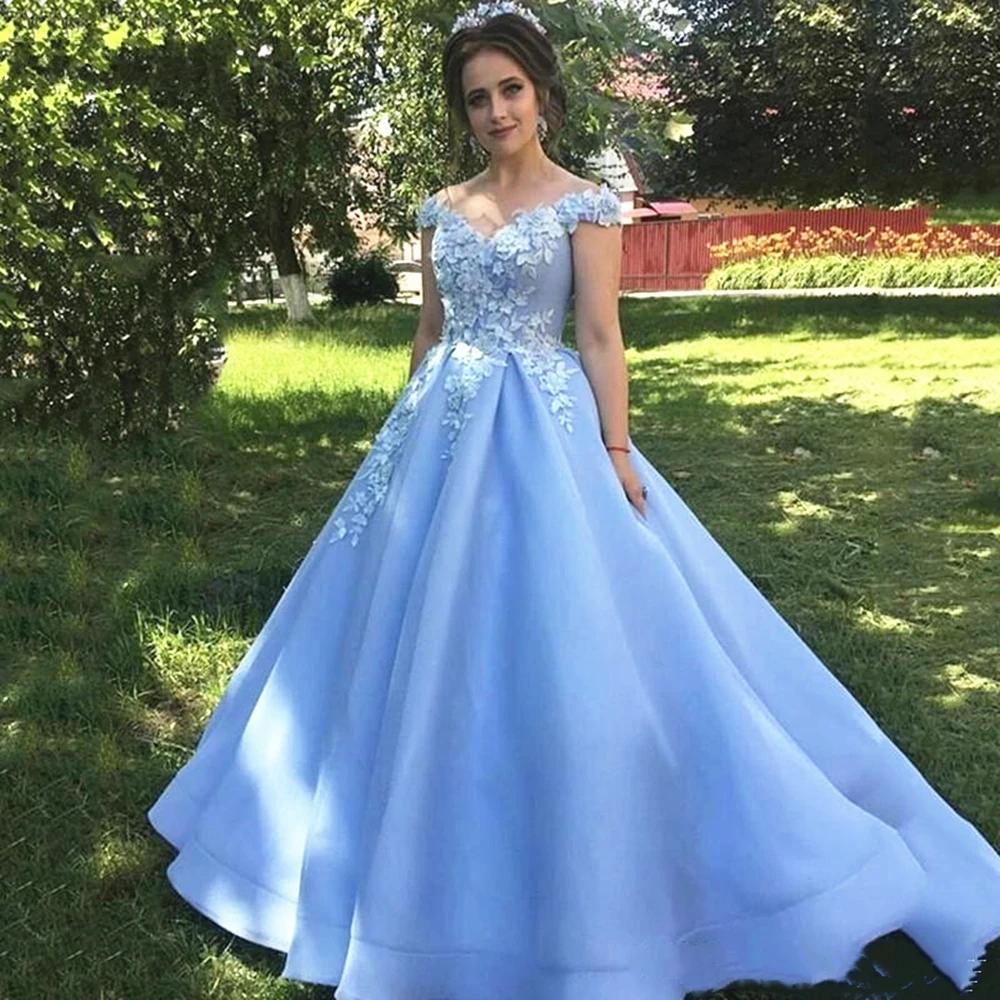light blue corset dress