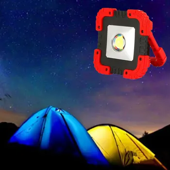 

Rechargeable LED COB Work Light Solar Camping Security Floodlight Emergency Lamp Led Portable Spotlight Outdoor Led Flashlight