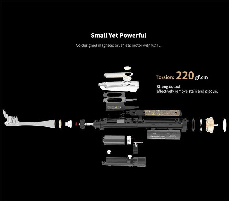 Oclean X умная электрическая зубная щетка цветной экран сенсорный Водонепроницаемый взрослый автоматический USB подзаряжаемая зубная щетка новое обновление