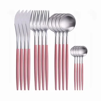 

Home Tableware Stainless Steel Cutlery Dinner Set Cutlery Knives Forks Spoons Cutlery Dinner Set Tableware Cutlery Set Kitchen