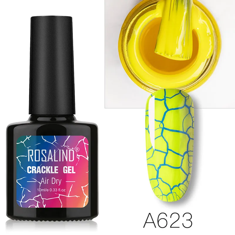 RBA623 ROSALIND гель-кракле лак для ногтей Быстросохнущий Гель-лак для маникюра для УФ полупостоянного покрытия - Цвет: RBA623