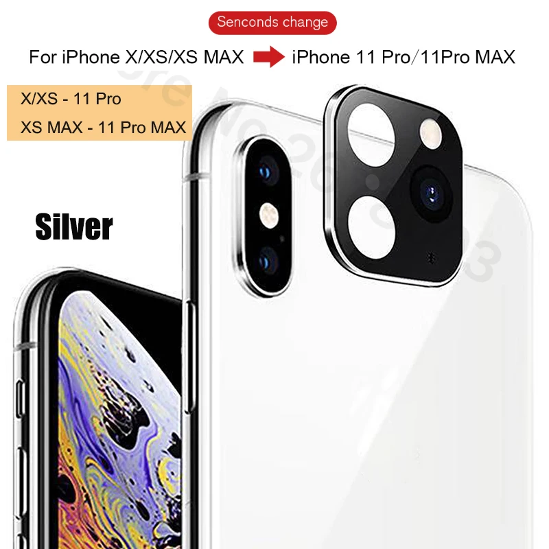 Чехол для объектива камеры, чехол для iPhone 11 Pro Max 11 Pro, Защитный металлический алюминиевый кольцевой чехол для iPhone X XS MAX 10