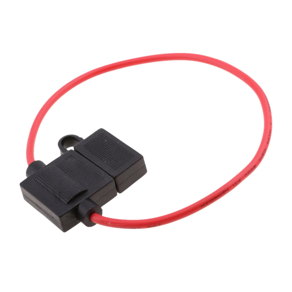 5 Set Car Truck 10 Gauge Waterproof In-line ATC Fuse Holder with 30AMP Fuses