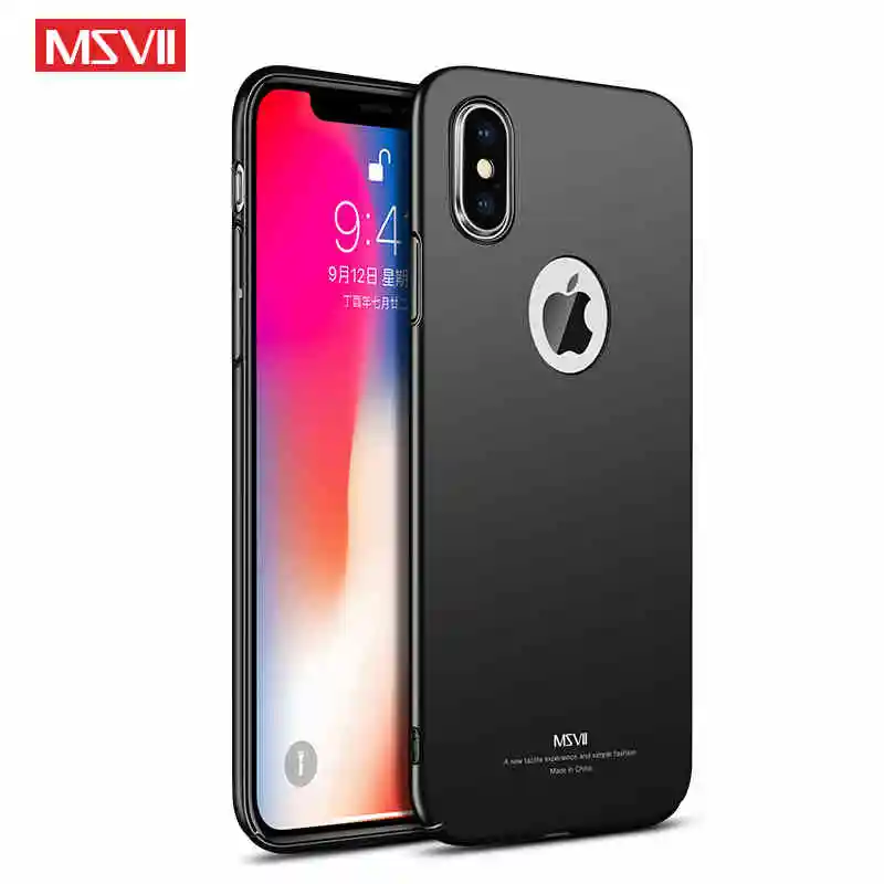 Фото Чехол MSVII для Apple iPhone X XS XR, чехол на палец, роскошный кожаный чехол для iPhoneX, чехол с магнитным держателем для iPhone XS Max №4