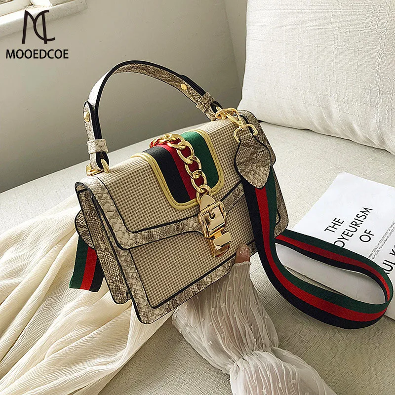 

Women Crossbody Bag Small Crocodile Print Flap Bags Leather Women Handbag Ladies Shoulder Bag