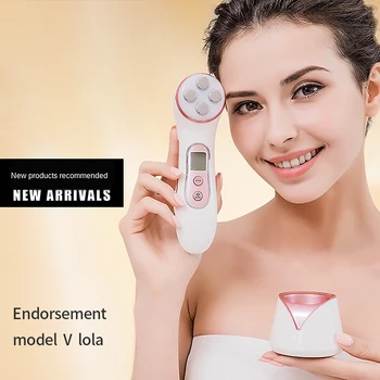 

5 In 1 RF Instrument Multi-Function Beauty Face Massager Micro-Current Ultrasonic Facial Cleaner Vibration Skin Care Tools