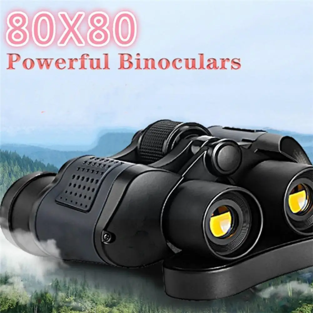 Binoculars 80x80 Long Range 15000m High Power Telescope Optical Glass