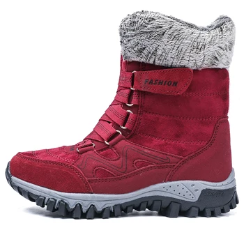 

2019 Women's Winter Outdoor Hiking Trekking Boots Shoes Sneakers For Women Warm Climbing Mountain Boots Woman Ladies
