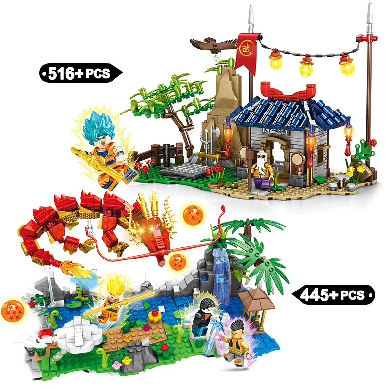 

Anime Dragon Building Blocks Broly Super Sayayin Toys For Children Gifts Compatible Major Brands ODM Bricks