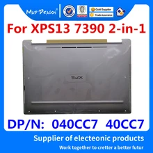 Ноутбук доступа Панель Дверь Крышка батарейного отсека Нижняя крышка база крышкой для задней панели серебристого цвета для Dell XPS13 7390 2-в-1 7390 040CC7 40CC7