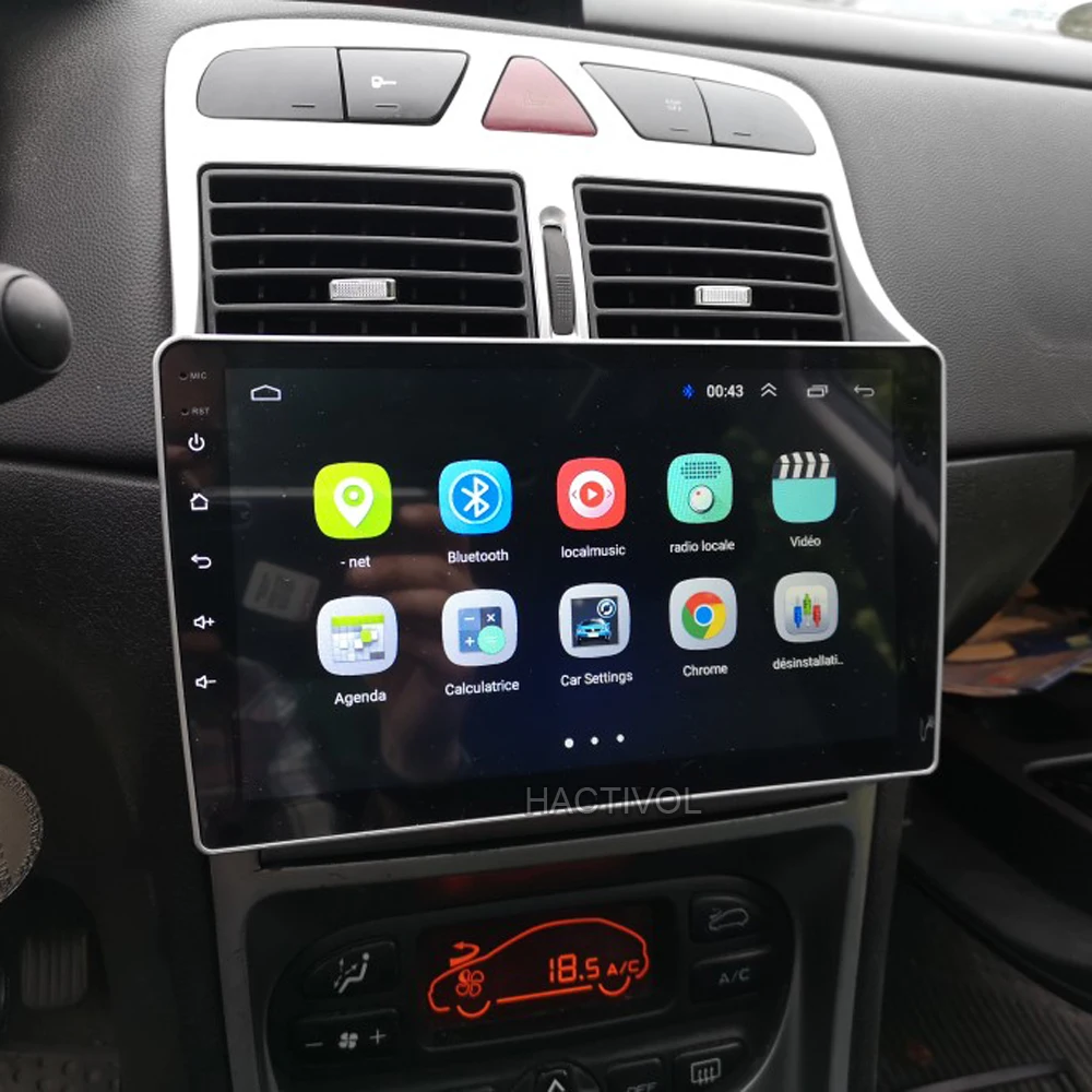 HACTIVOL 2G + 32G Android 9 1 автомобильное радио стерео для Peugeot 307 2002 2013 автомобильный dvd