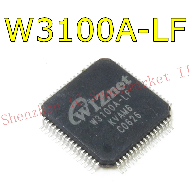 

New&original W3100A-LF QFP64 TCP/IP i2Chip W3100A