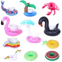 Toy Bar Swimming Float Unicorn Drink Holder Party Flamingo Coasters Bathing Holder Cup Inflatable Pool Pool Decoration Unicorn F